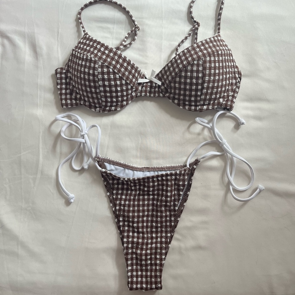 White fox bikini